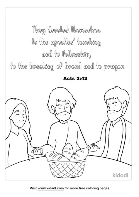 acts coloring pages