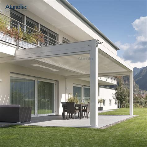 modern outdoor bioclimatic pergolas aluminum roof louver automatic metal pergola buy automatic