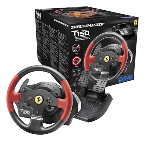 thrustmaster  ferrari force feedback pcpsps racing wheel wootware