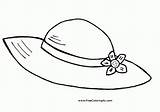 Coloring Hat Printable Pages Kids Popular sketch template