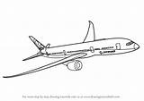 Boeing Dreamliner 777 Airplane Drawingtutorials101 Airplanes Radar Template sketch template