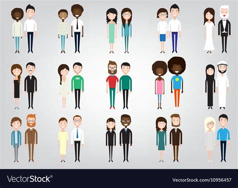 pairs   people royalty  vector image
