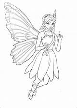 Barbie Fairy Pages Coloring Getcolorings Printable sketch template