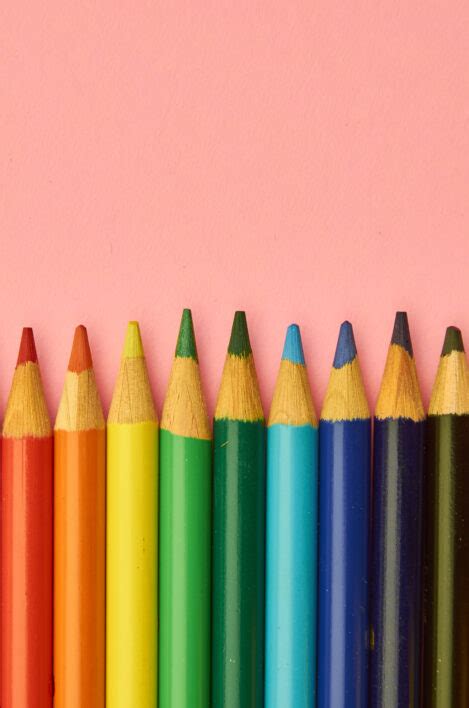 colorful pencils background royalty  photo