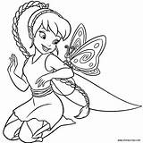 Coloring Pages Tinkerbell Fawn Disney Drawing Fairies Fairy Friends Silvermist Drawings Para Tinker Colorir Bell Fadas Kids Print Water Colouring sketch template