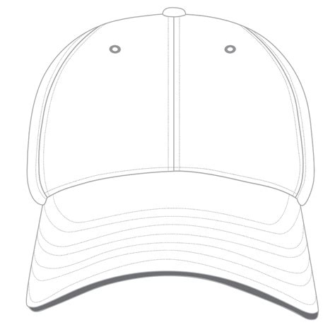 baseball cap cricut template