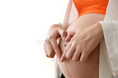 healthy asian pregnant woman stock image image of