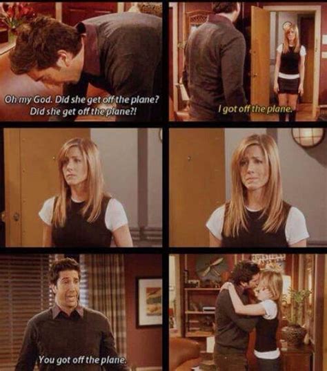 F R I E N D S Friends Moments Ross And Rachel Friends Tv