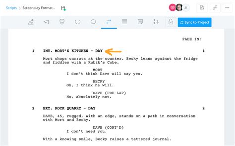 formatting  screenplay   put  story  screenplay format