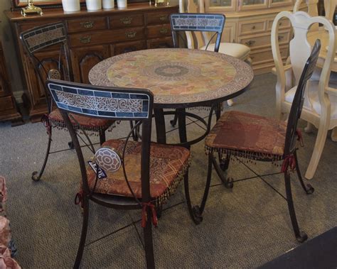 tile top pier  dining set  england home furniture