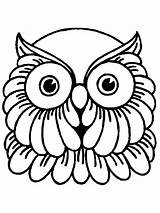 Masks Kids Animal Owl Coloring Crafts Mask Pages Visit Other Fun Lv sketch template