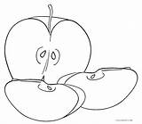Apfel Manzanas Ausmalbilder Manzana Cool2bkids Druckbare Cricut  sketch template
