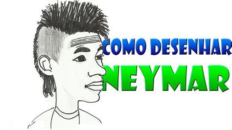 como desenhar neymar youtube