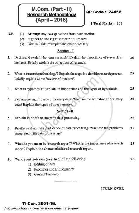 research methodology sample paper  methods research paper outline
