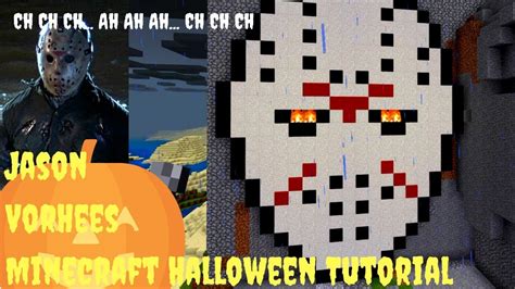 Minecraft Jason Vorhees Halloween Pixel Art Minecraft