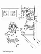 Coloring Elsa Pages Frozen Anna Printable Colouring Big Sister Together Playing Disney Color Sisters Popular Templates Movie Template Az Kids sketch template