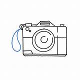 Camera Draw Drawing Flash Shutter Easy Rope Almost Done Retro Model Drawinghowtos Add sketch template