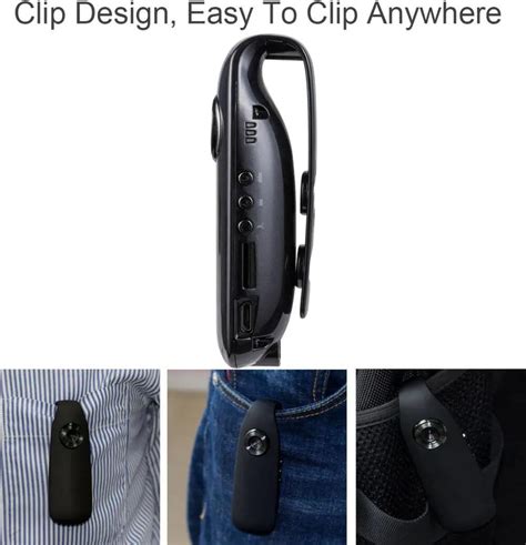mini wearable clip body camera ozspy spy shop