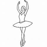 Coloring Ballerina Ballet Position Pages Fifth Doing Color Print sketch template
