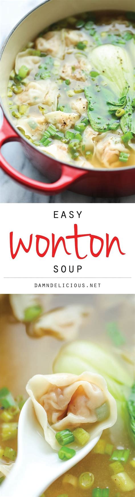 wonton soup  super easy light  comforting wonton soup