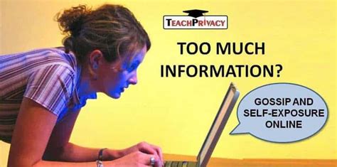 education privacy training gossip and self exposure online teachprivacy