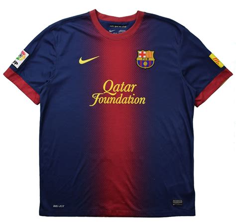 fc barcelona shirt xl boys   cm football soccer european clubs spanish