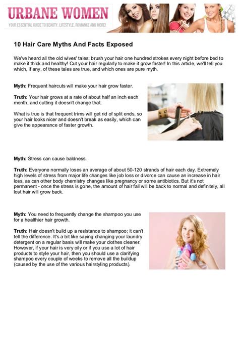 hair care myths  facts exposed