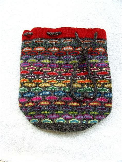 Ravelry Maschentraum S Slip Stitch Knitting Bag