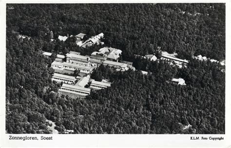 soest luchtfoto van het gebouwencomplex van het sanatorium zonnegloren soesterbergsestraat