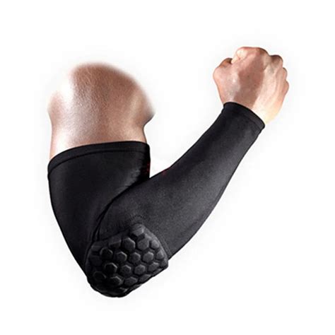 pc cycling arm sleeve elastic arm guard gym basketball shooting elbow protector pads sports