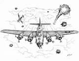 Bomber 17 Coloring Pages German Formation Template sketch template