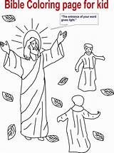 Coloring Bible Pages Kid Kids Jesus Pdf Worksheets Choose Board Book School Color Studyvillage Western sketch template