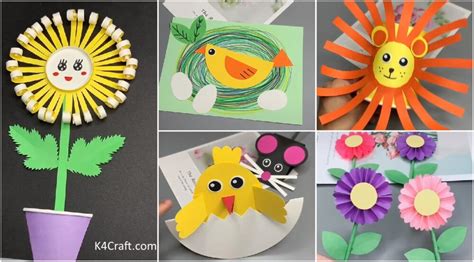 creative paper craft ideas  kids kids art craft