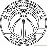 Wizards Blazers Lakers Getcolorings 76ers Milwaukee Bucks Coloringpages101 sketch template