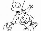 Bart Gangster Simpsons Clipartmag Getdrawings sketch template