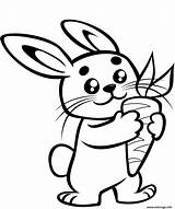 Lapin Carotte Mignon Colorare Rabbits Adorable Carota Coniglietto Supercoloring Coniglio Imprimé Jecolorie sketch template