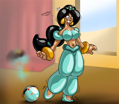 Jasmine The Rubbery Inflatable Genie Tf By Redflare500 On