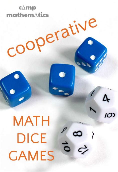 math dice games kids  play cooperatively