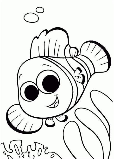 printable nemo coloring pages