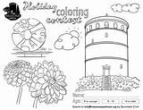 Coloring Vpt Contest Holiday Volunteer Park Iconic Featuring Scenes Print sketch template