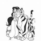 Tigre Aladdin Disegni Colorare sketch template