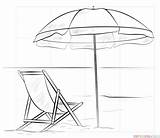 Easy Pemandangan Sketsa Supercoloring Tutorials Umbrella Px Scenes sketch template