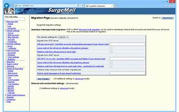 SurgeMail Mail Server screenshot #2