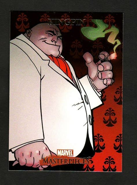 Upper Deck Marvel Masterpieces 2007 Base Card 46 Kingpin Ebay