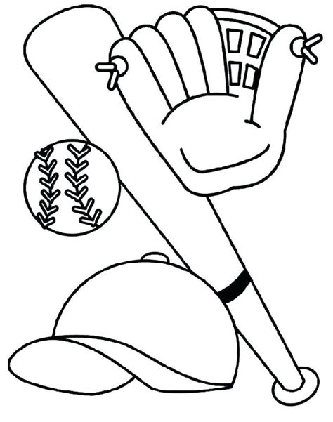 kids creative  baseball coloring pages