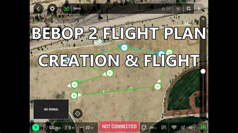 bebop  flight plan creation flight youtube