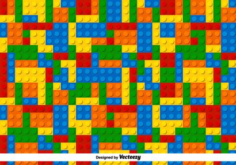 multicolor lego vector pattern   vector art stock graphics images