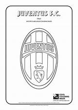 Juventus Coloring Pages Logo Soccer Logos Cool Clubs Football Da Colorare Inter Milan Sheets Kids Printable Madrid Real Print Serie sketch template