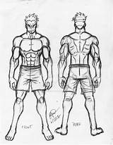 Body Drawing Anime Male Boy Manga Human Draw Drawings Character Step Whole Structure Clothes Easy Getdrawings Kids Sketches Little Girl sketch template