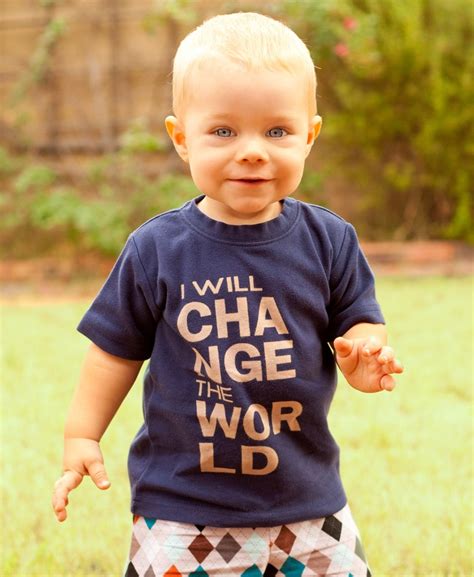 change  world toddler  kids shirt  ink sizes